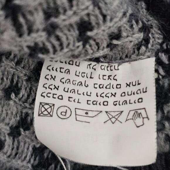 💥Golf Creation Knit Special Edition Cotton Blend Holiday Gray And blue Sweater - Picture 7 of 7